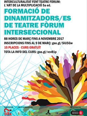 Obertes les inscripcions per a la Formació de Dinamitzadors/es de Teatre Fòrum Interseccional - 5a e