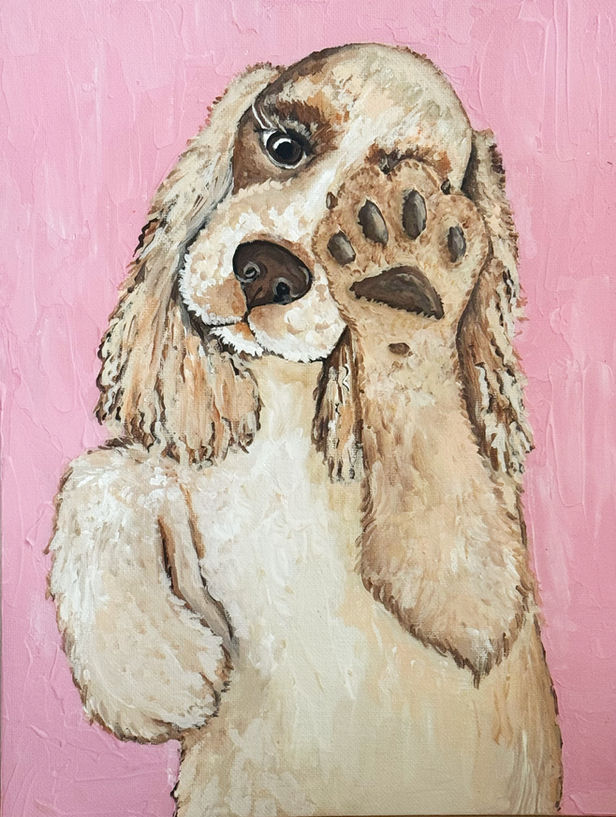 Jemma | 9 x 12 in acrylic on canvas