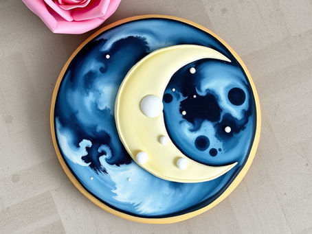 Almond Moon Cookies for Hekate