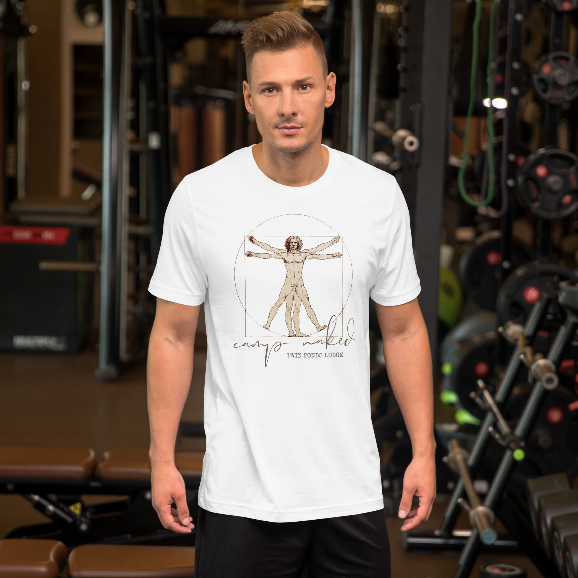 DaVinci Camp Naked T-shirt