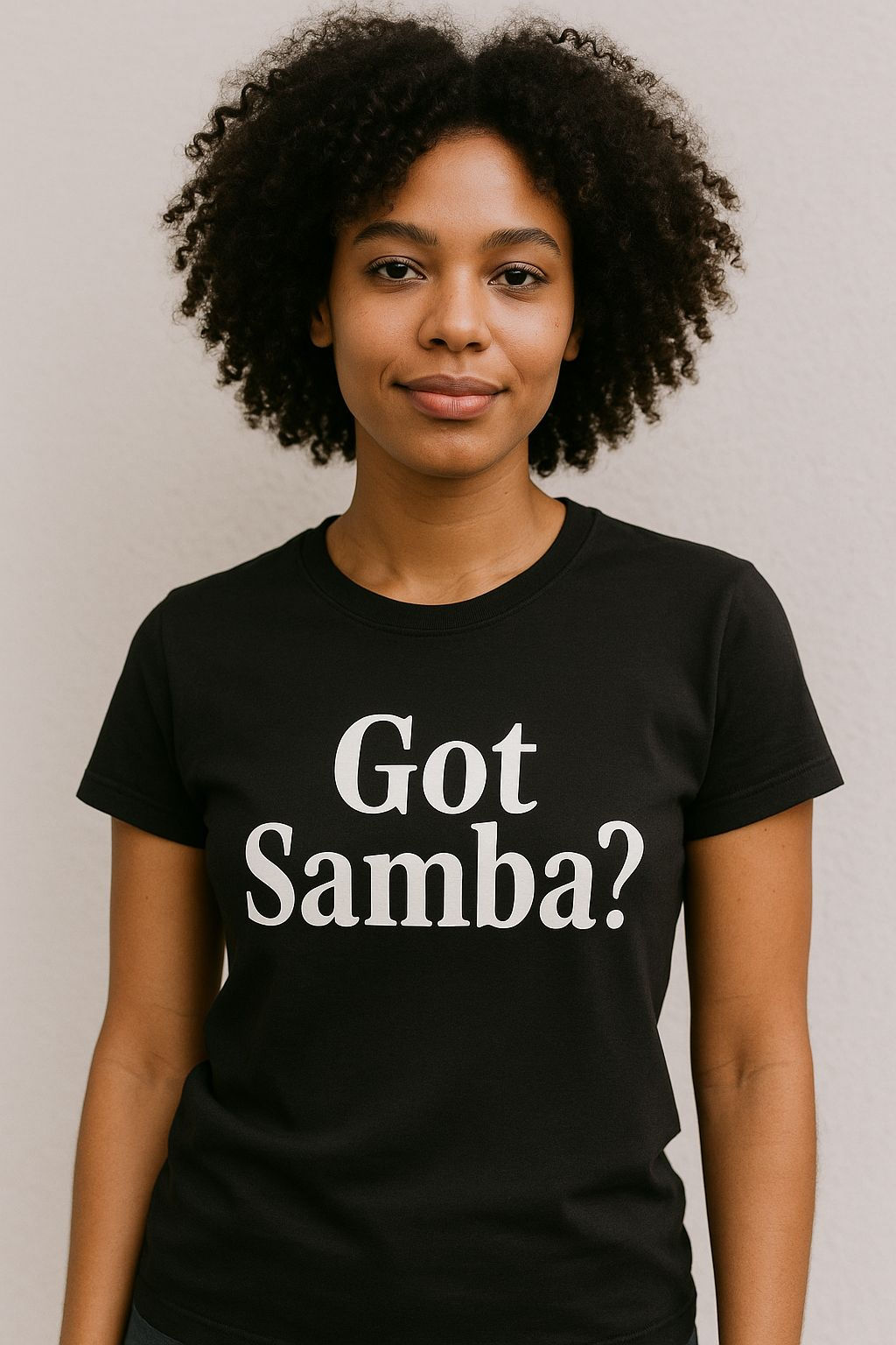 Tem samba? – Camiseta de manga curta