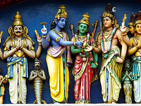 group of differt hindu gods