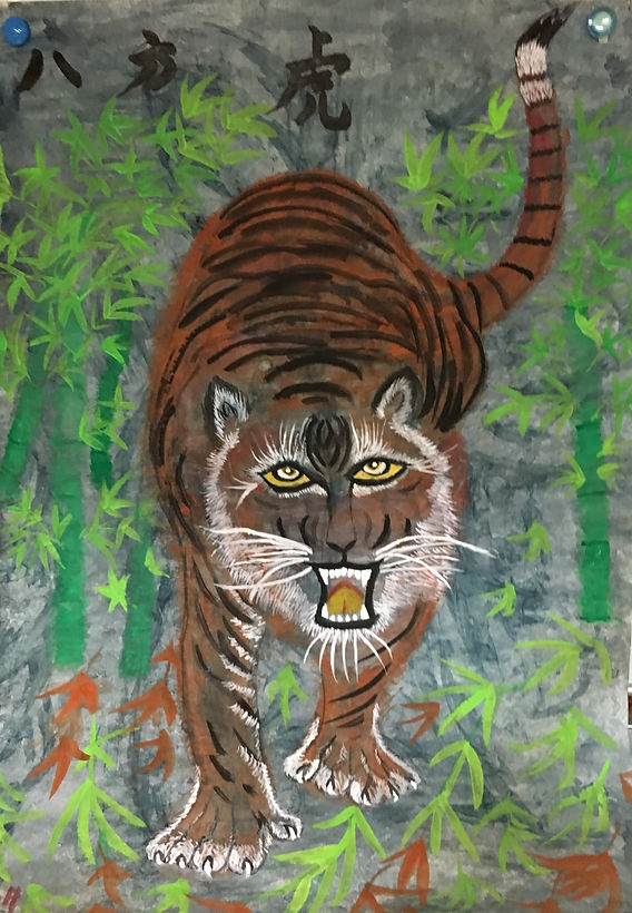 輝夜　自作絵画　虎とねずみ 71FcYrmfXHL._UF350,350_QL50_.jpg