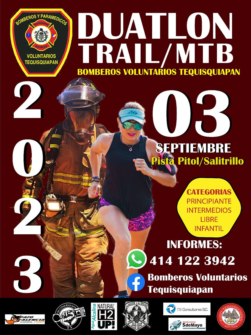 Duatlon Bomberos Voluntarios Tequisquiapan