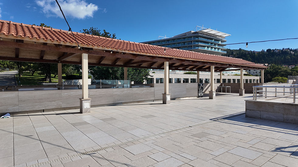 Outdoor event space at Sun Gardens Dubrovnik