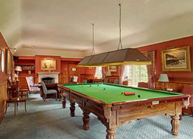 Nedging Hall billiards/pool room