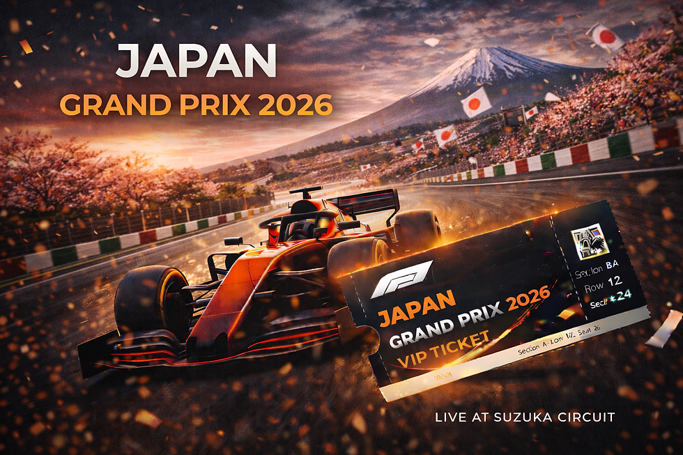 Japan Grand Prix 2026 29 March 2026 Tickets