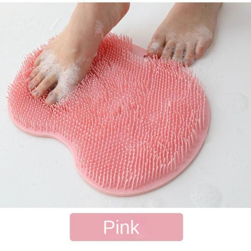 Thumbnail: Exfoliating Foot Brush and Back Scrubber Anti-Slip Suction Cup - Deep Cleansing 