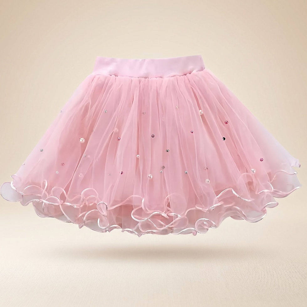 Thumbnail: Baby Girls Tutu Fluffy Skirt Toddler Princess Ballet Dance Tulle Mesh Skirt Kids