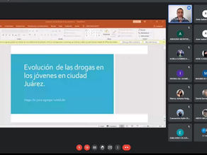 FCPyS imparte conferencia sobre Evolución de la drogadicción en jóvenes de Ciudad Juárez