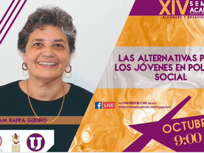 Ingeniera Miriam Rappa imparte conferencia en Semana Acádemica de la FCPyS