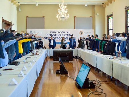 Toma protesta Maru Campos a integrantes del Consejo Estatal de Protección Civil