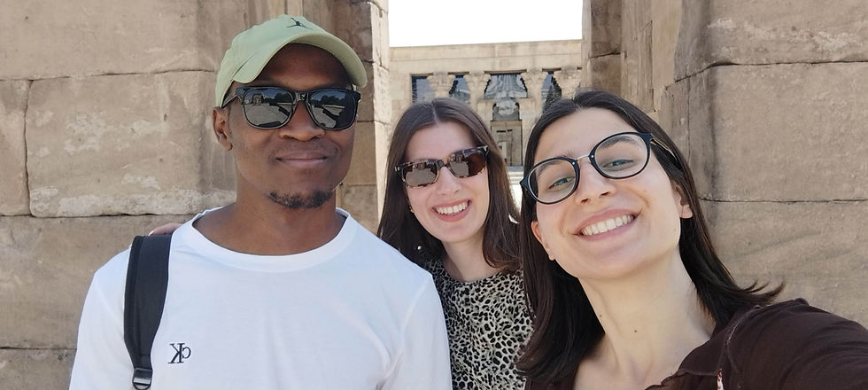 Abdul MUSASIZI (left) and Anna CHITA (right) of the MSc Class 2023-2025