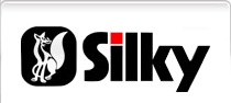 Silky saws black logo font