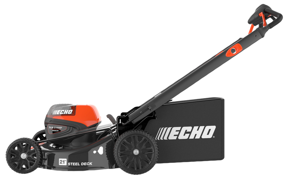 Echo DLM-2100SP eFORCE cordless electric battery lawn mower product studio image