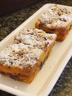 Mini Blueberry Coffee Cake with Pecans