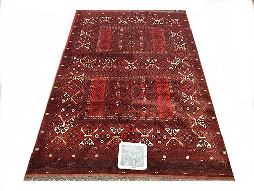 434-2 A Magnificient Original Afghan Pardah Carpet From Mazar-i-Sharif