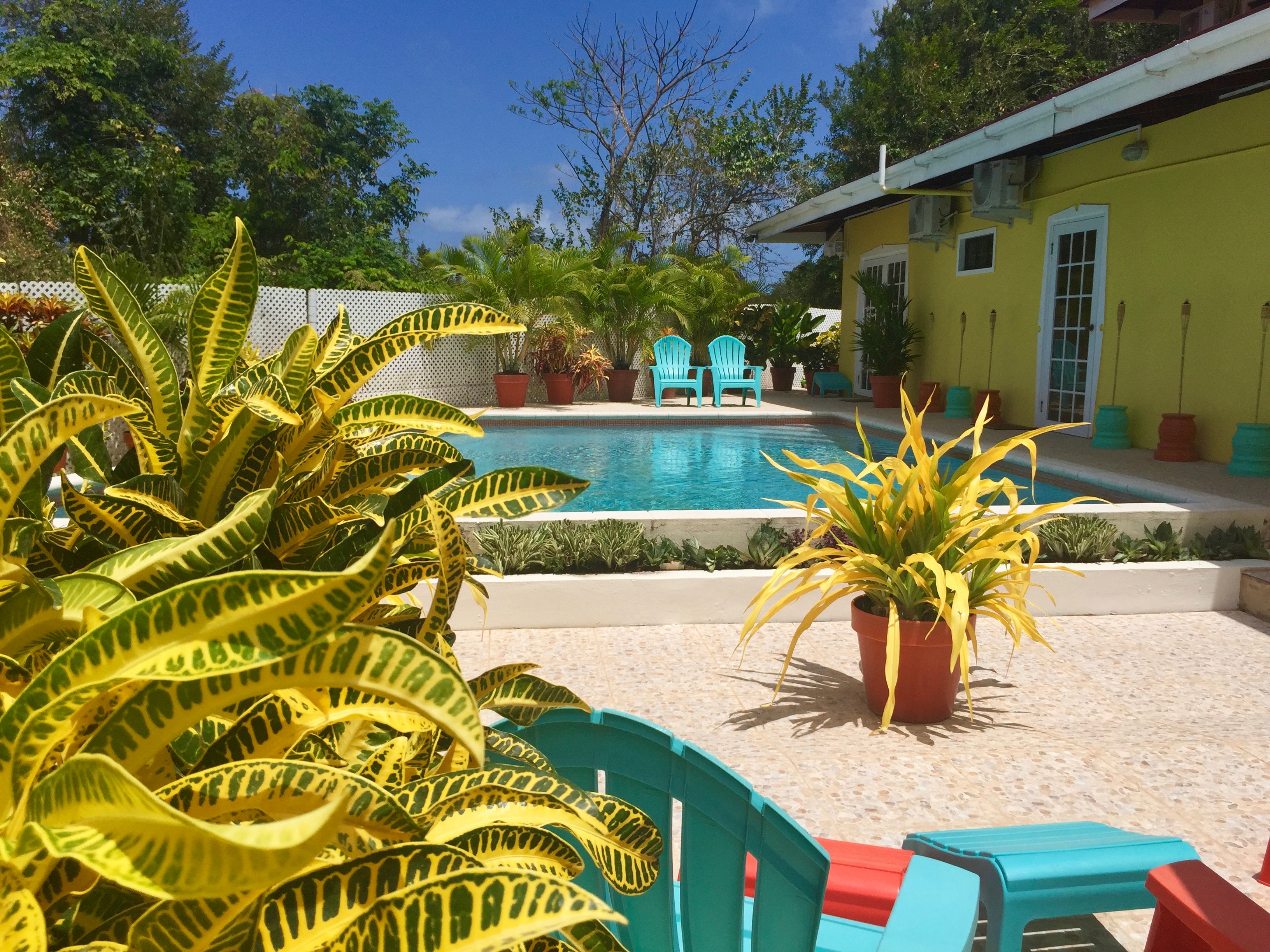 Poolside...