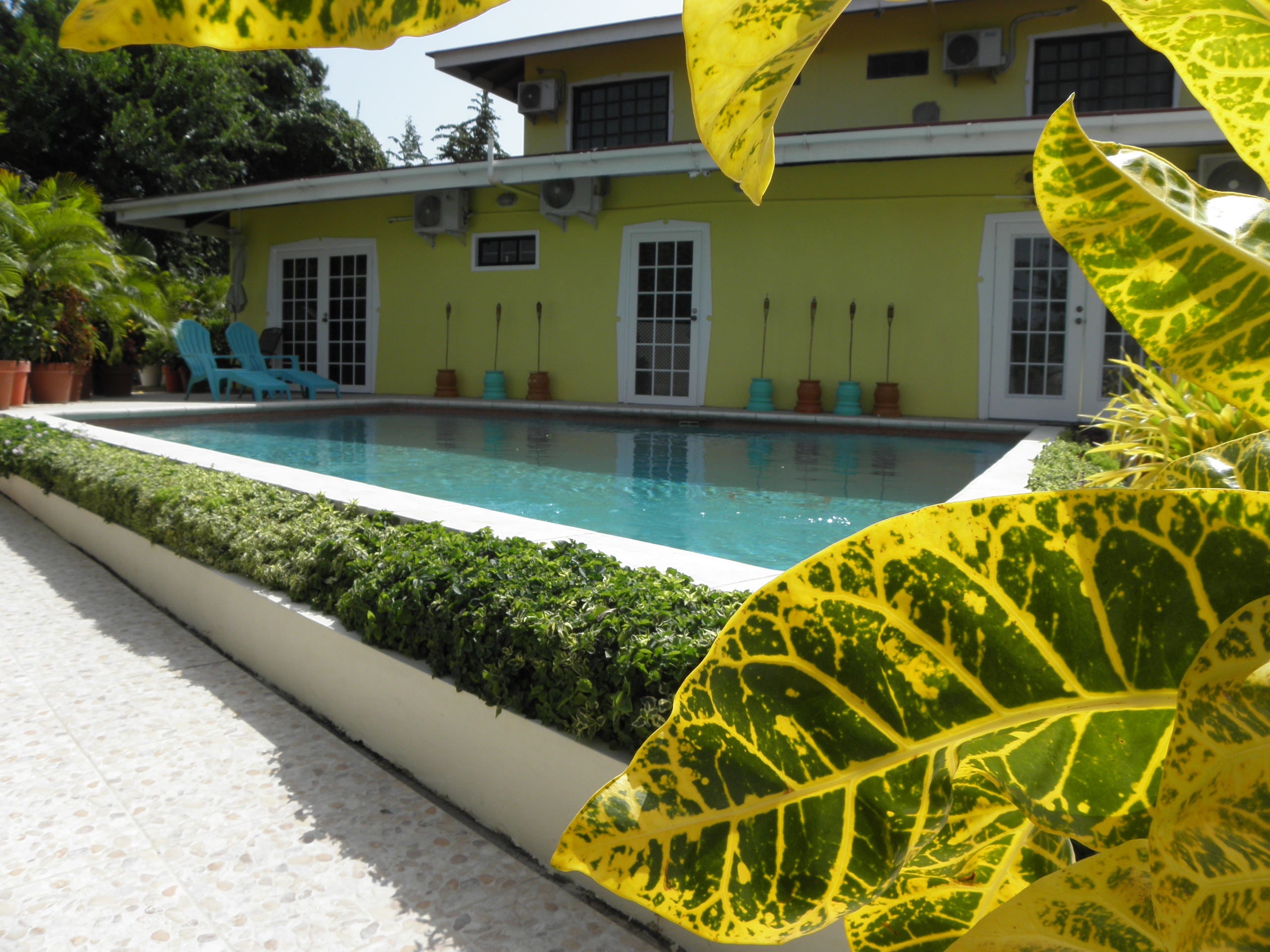 Poolside...