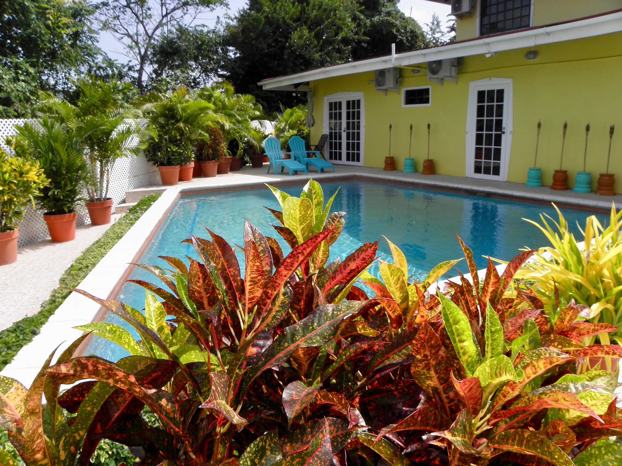 Poolside...