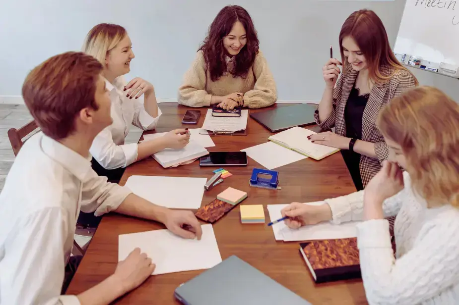 A stress women surrounded by multiple work