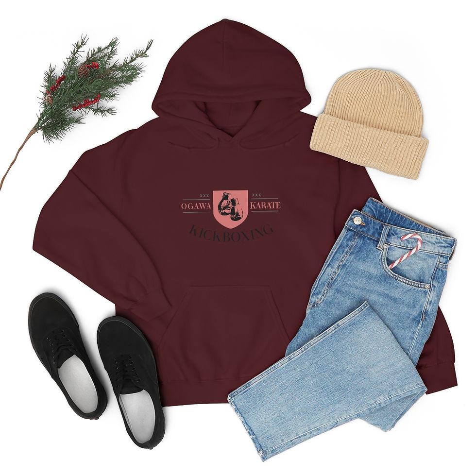 Thumbnail: Kickboxing Front Only: Unisex Heavy Blend™ Hooded Sweatshirt