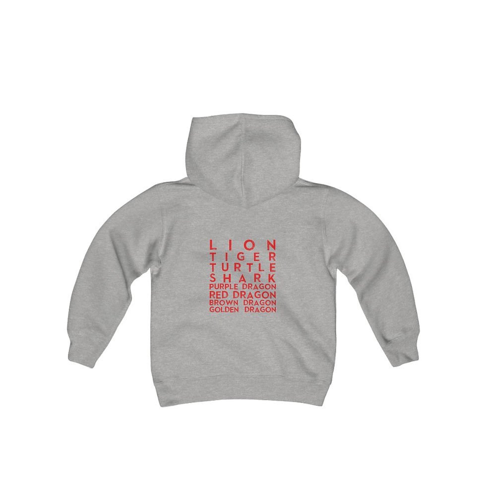 Thumbnail: Dragons Youth Heavy Blend Hooded Sweatshirt