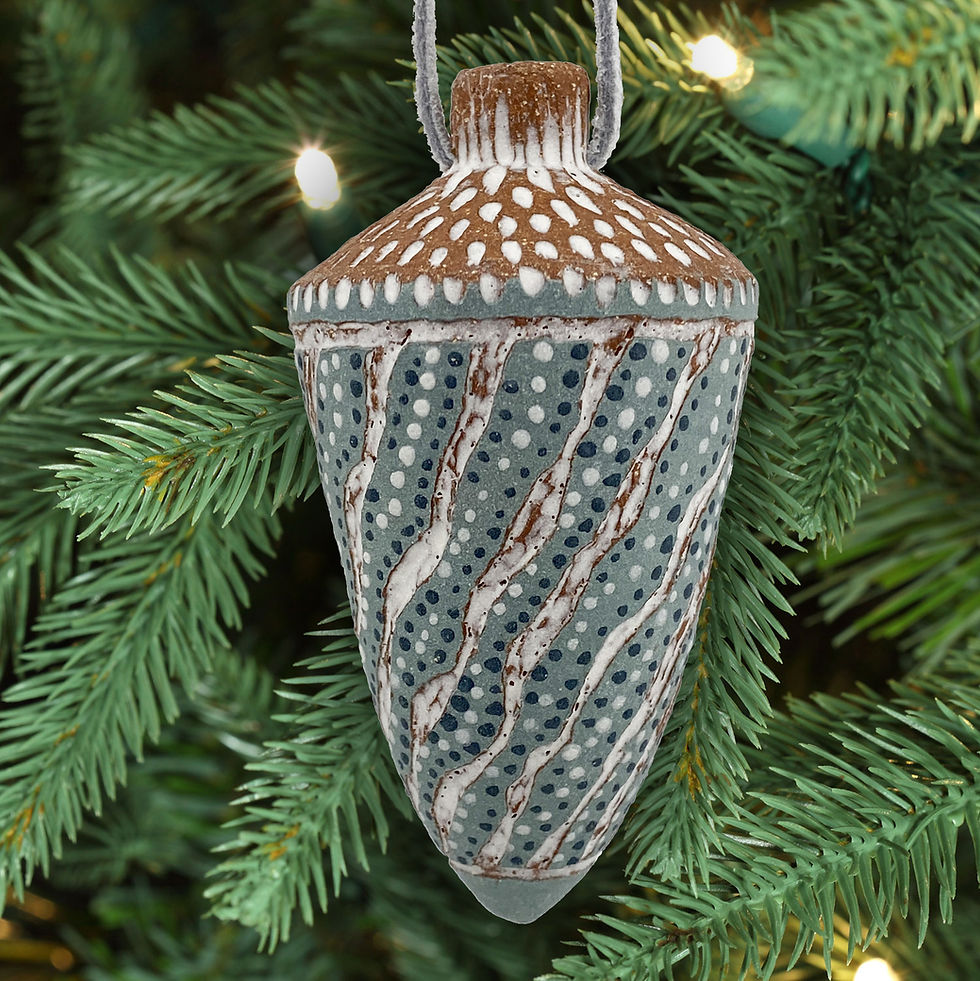 Red Clay Ornament #9