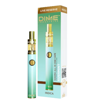 LIVE RESIN DIME DISPOSABLE 1G - INDICA