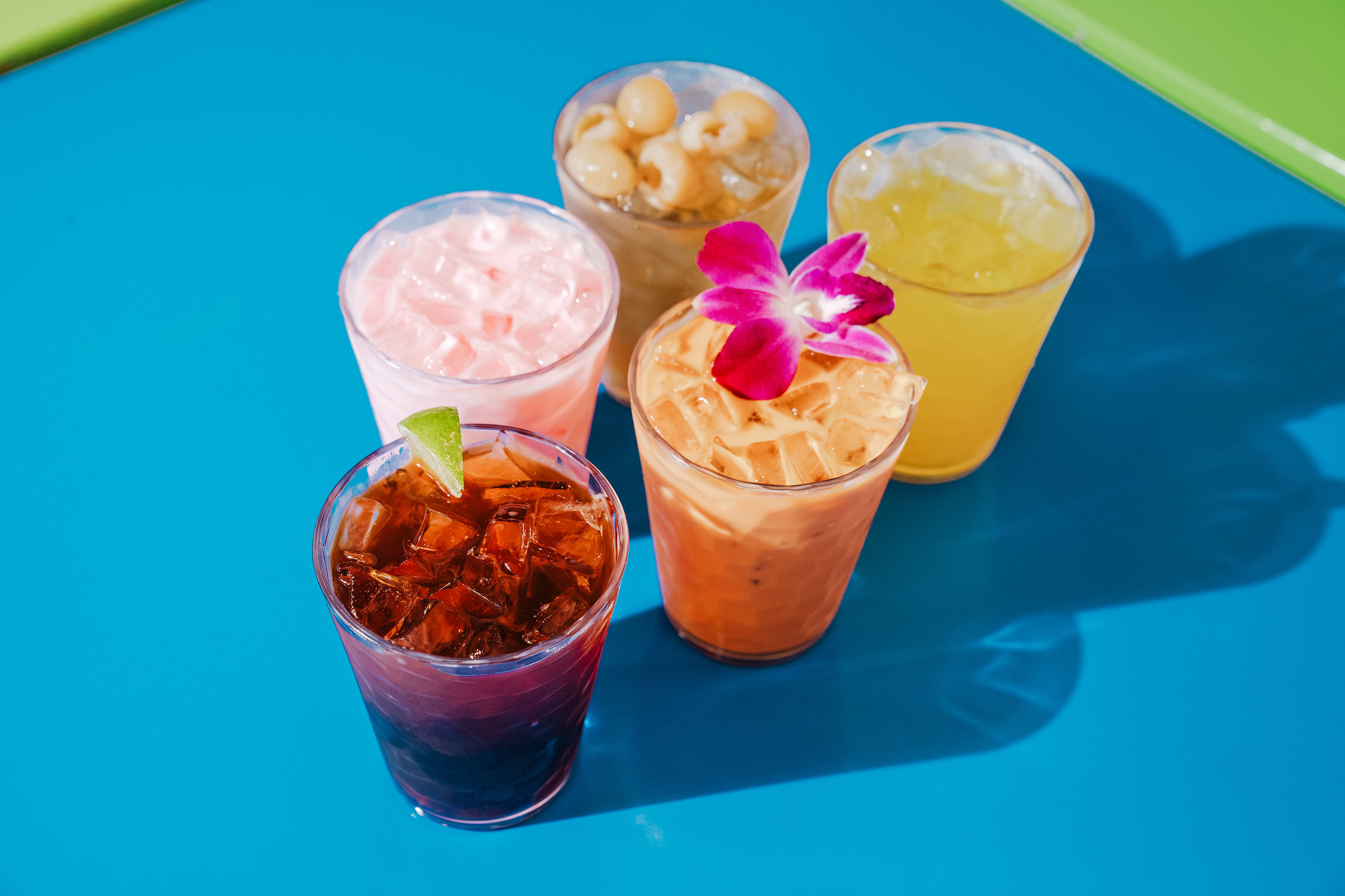 Arranged Food and Objects