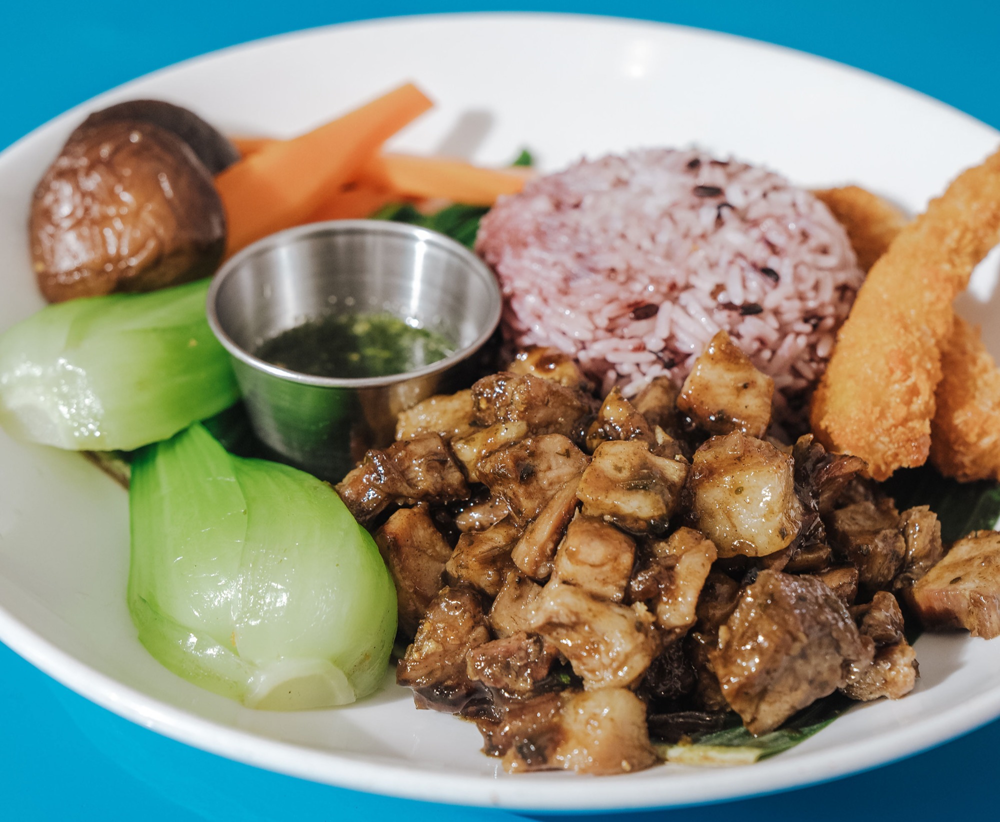 Arranged Food and Objects