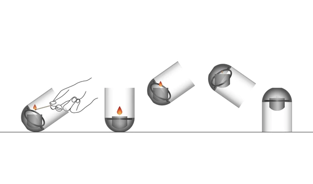 Küçük resim: GRAVITY CANDLE VE HANGER