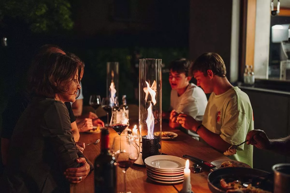 decofire spin table fire