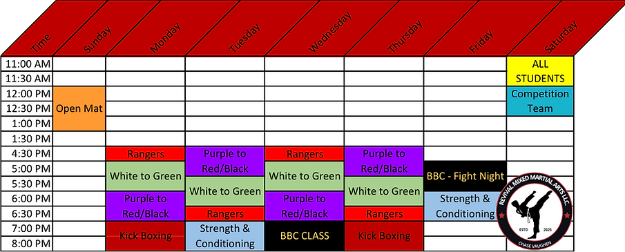 Class Schedule