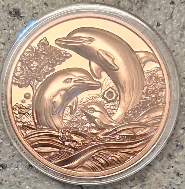 Thumbnail: 13 ANIMAL COINS: 1 TROY OZ .999 FINE COPPER FANTASTIC 3D HI-RELIEF HI-QUALITY