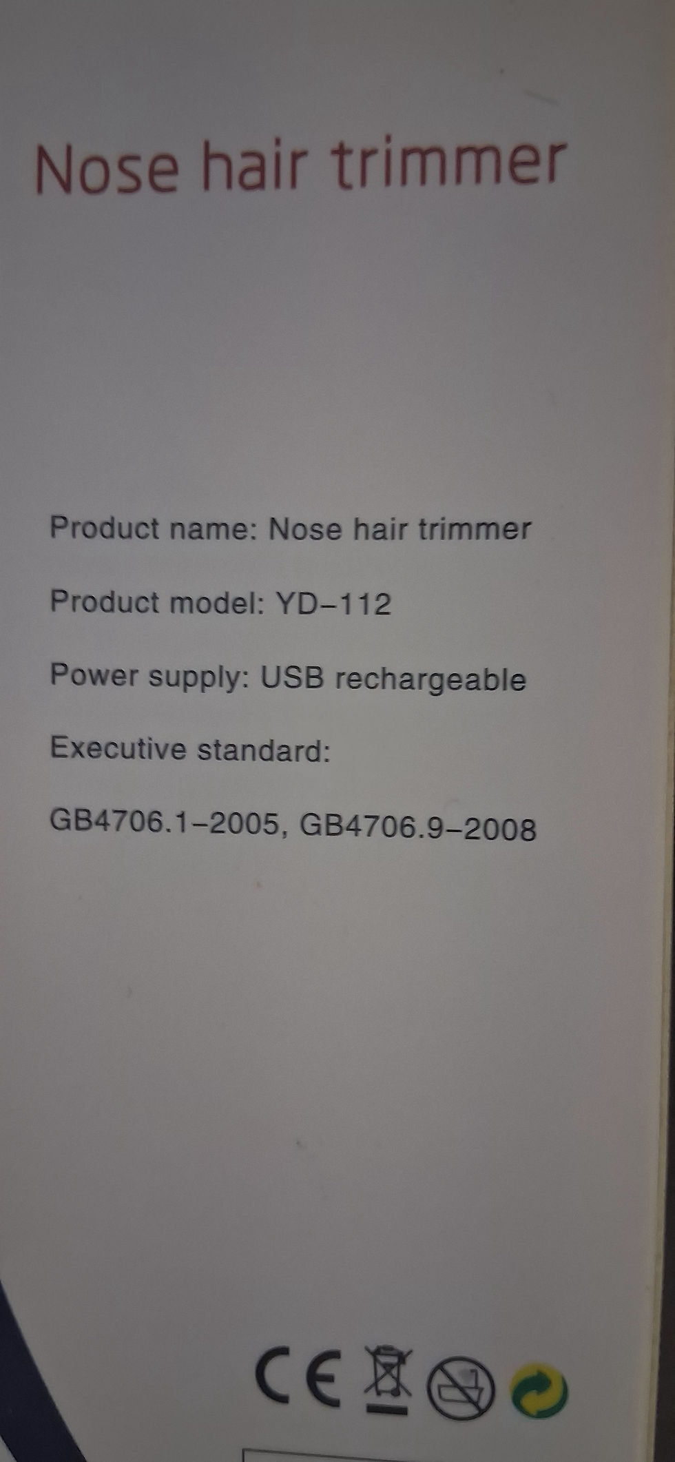 Thumbnail: 50 NOSE HAIR TRIMMERS - 2 COLORS: BLUE & BLACK) MOUSTACHES EYEBROWS EARS 