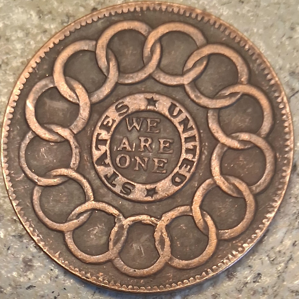 Thumbnail: 5 1787 FUGIO CENT - CONTINENTAL US EARLY COIN - COPPER