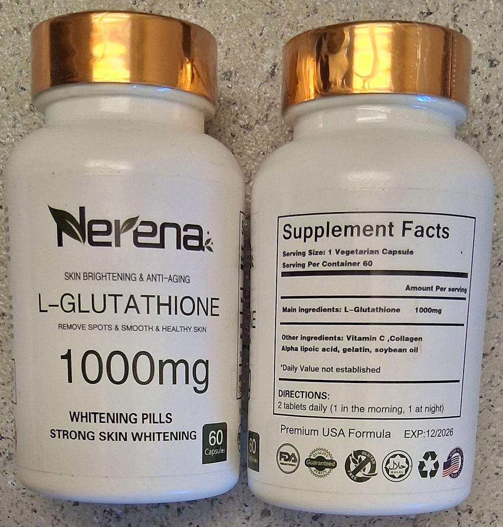 Thumbnail: 48 Btls: SKIN WHITENER BLEMISH LIGHTENER L-Glutithione BULK LOT BELOW WHOLESALE!