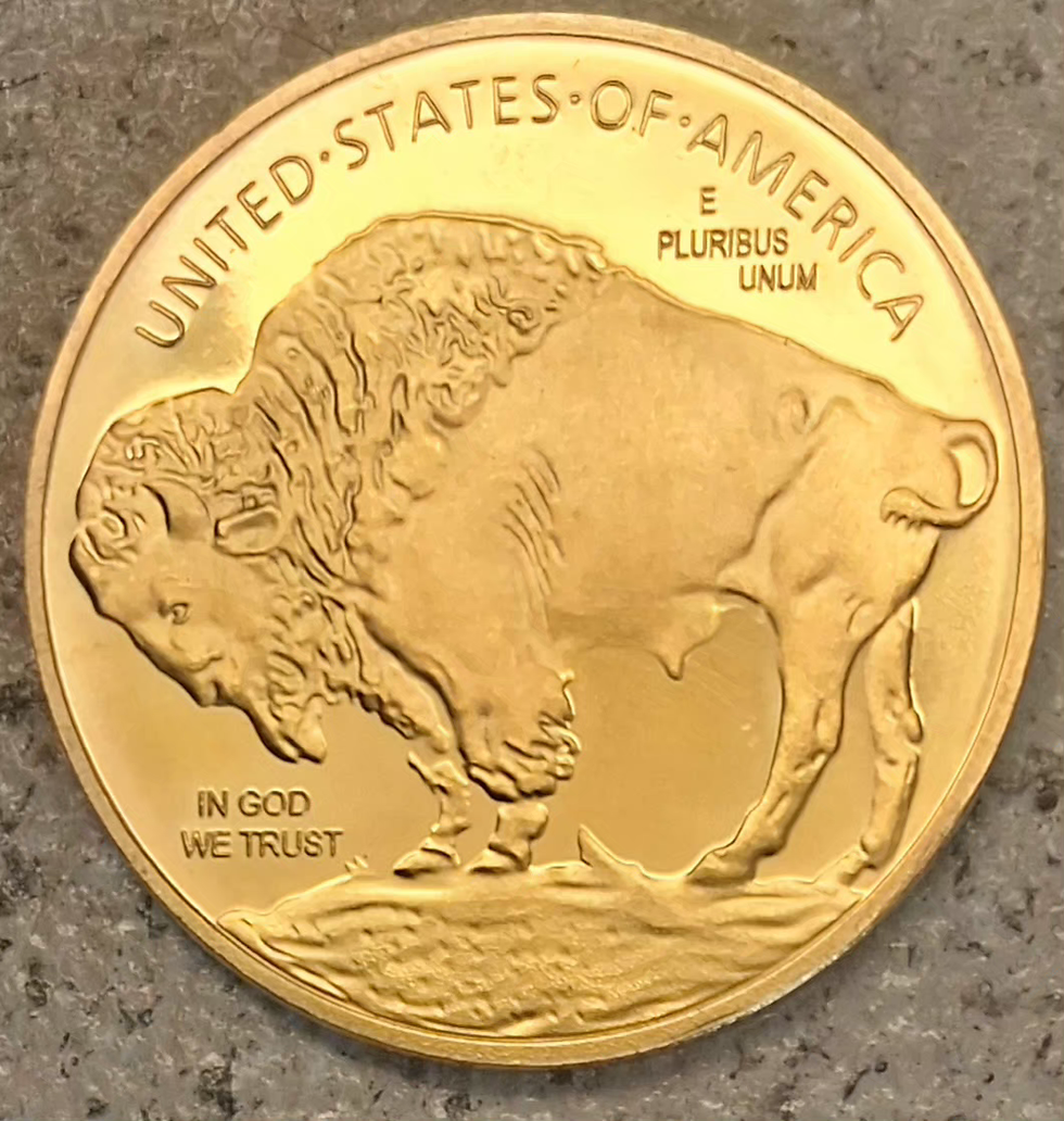 Thumbnail: 3 Coins 1907 INDIAN/EAGLE  2021&24 INDIAN HEAD/BUFFALO Gold Plated US COPY Coins