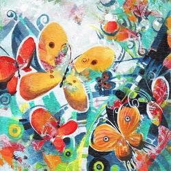 Acrylic painting  Acrylic portrait paint