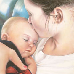 Acrylic portrait painting  18x24  #acryl