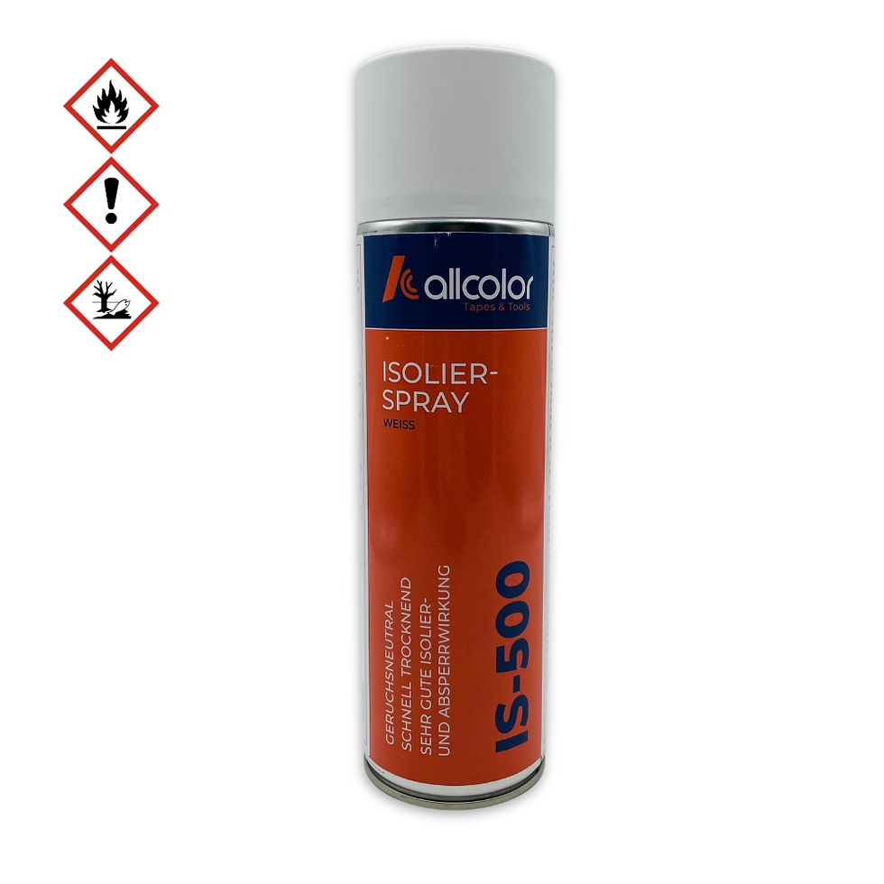 Isolierspray weiß 500 ml – geruchsneutral, schnelltrocknend und deckstark zur Fleckenisolierung