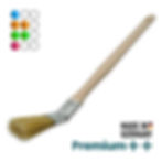 Heizkörperpinsel mit schrägem Kopf und robustem Holzstiel – ideal für schwer erreichbare Stellen