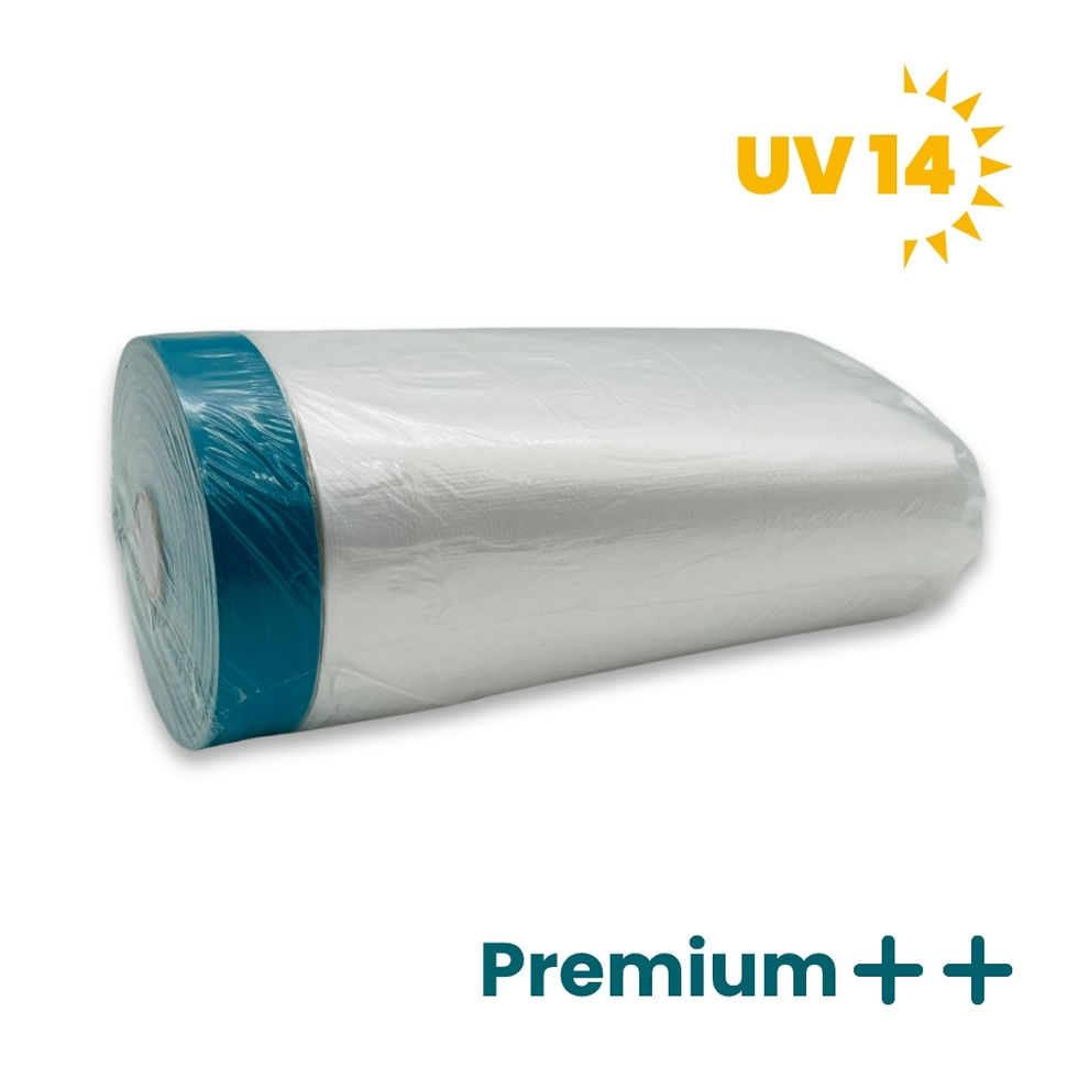 UV 14 Masker-Tape 20 mm mit Gewebeband, diagonal liegend