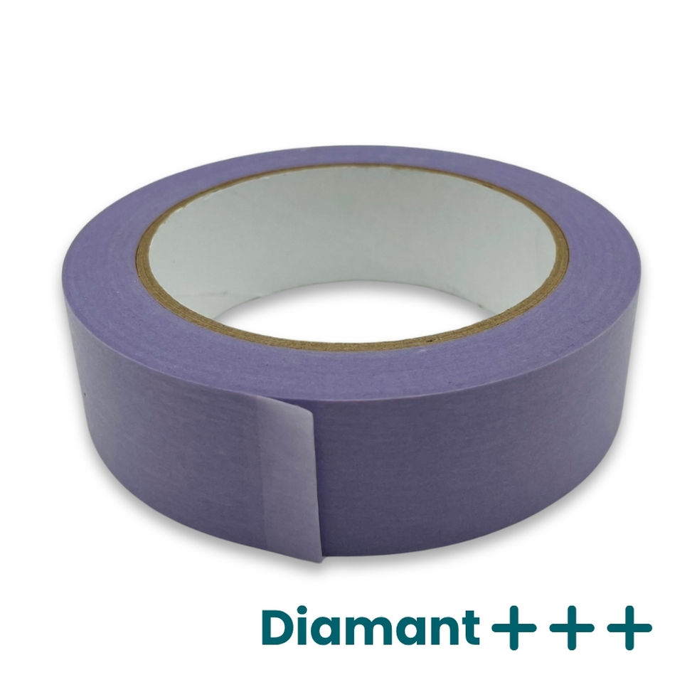 Rolle Feinkrepp soft violett 50 m – anschmiegsames Malerband