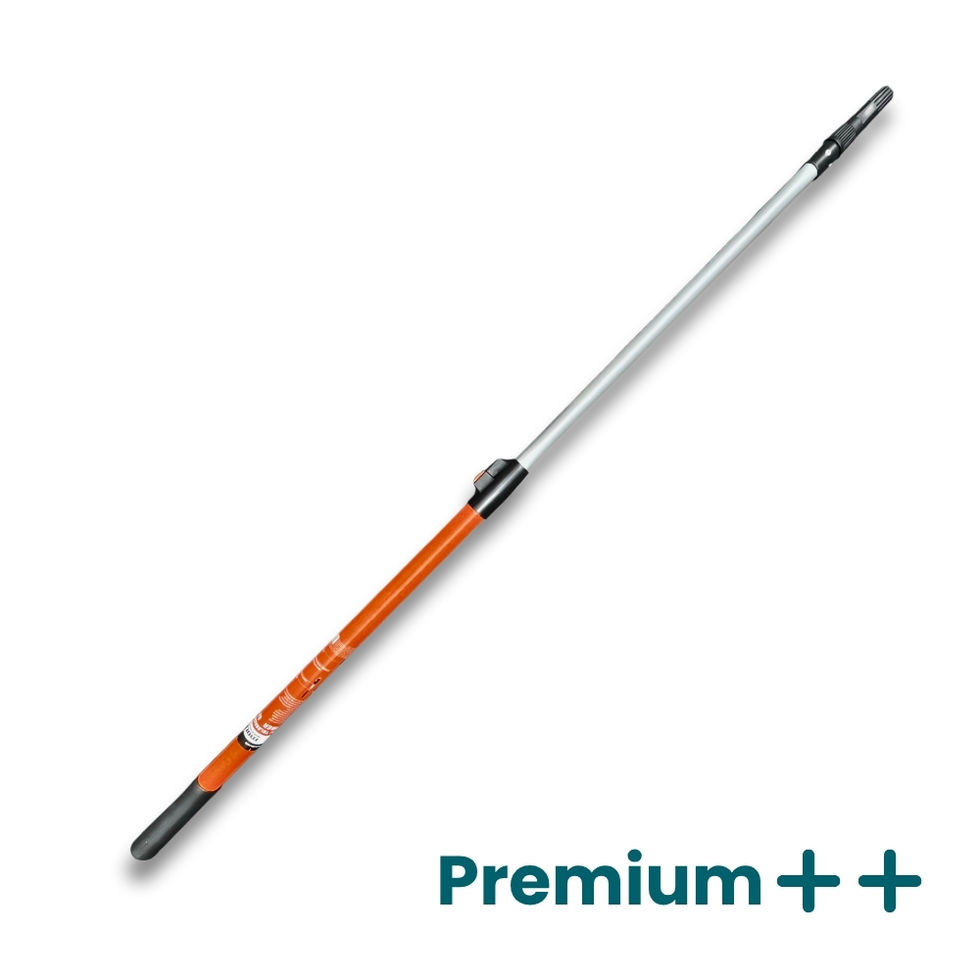Teleskopstange mit ergonomischem Griff – stufenlos verstellbar von 0,8 bis 1,4 m, Premium ++