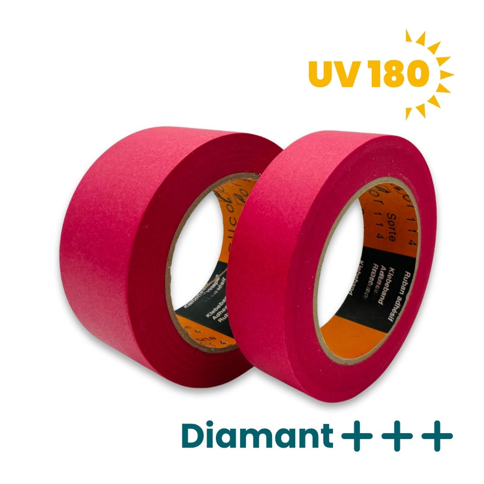 Feinkrepp faserverstärkt UV++ – 2 Rollen pink à 50 m