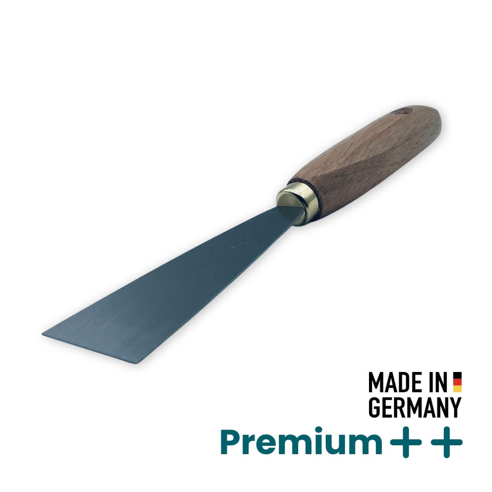 Rostfreier Malerspachtel mit Griff – für saubere Verarbeitung von Spachtelmassen