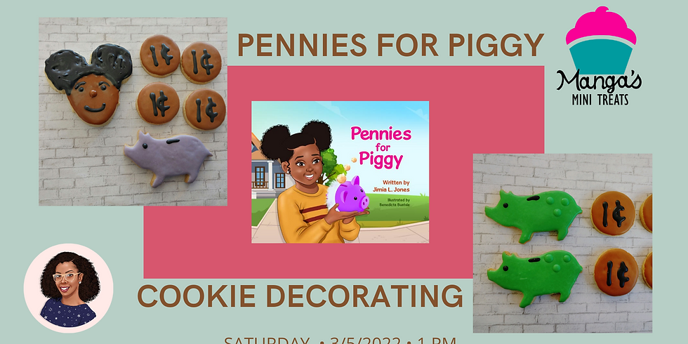 Pennies for Piggy Virtual Cookie Decorating