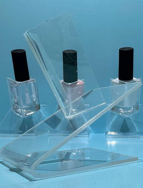 Acrylic nail polish bottle holder